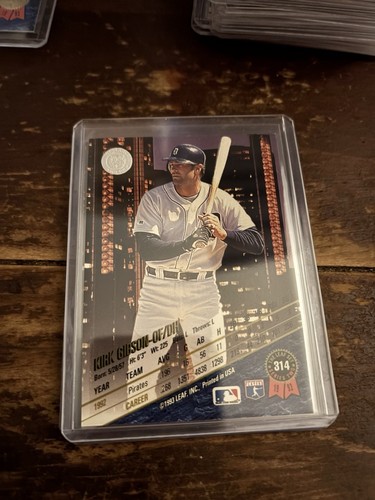 1993 Leaf - Kirk Gibson #314 - Picture 2 of 2