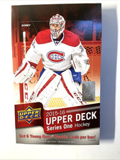 2015-16 Upper Deck Series 1 Hockey Hobby Box 202 Cards