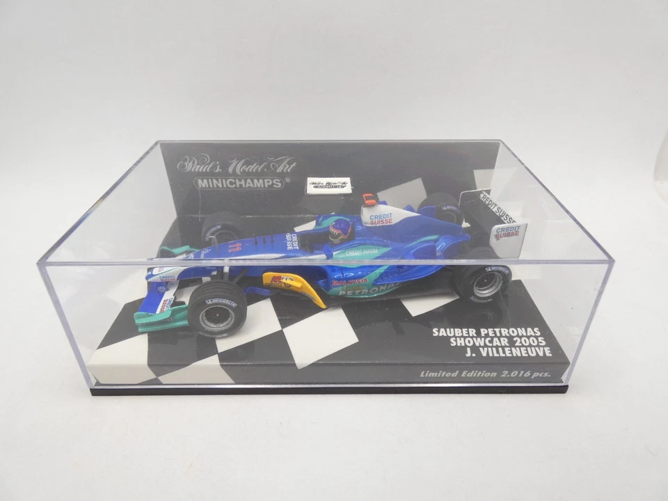 Sauber Petronas Showcar 2005 Jacques Villeneuve #11 1/43 Minichamps F1 Formula 1 - Immagine 2 di 2