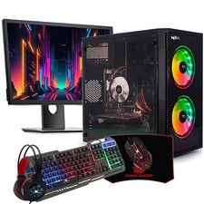 Gaming PC 22" Bundle Core i5 1TB HDD 8GB RAM NVidia GTX750 4GB Windows 10 Wi-Fi