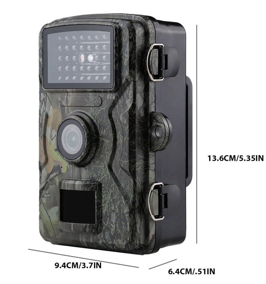 32GB Wildlife Trail Camera 1080P Game Night Vision Outdoor Motion ...