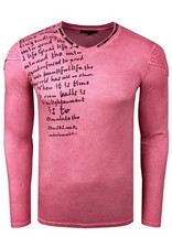 Rusty Neal Langarmshirt R-10117 Dry Rose