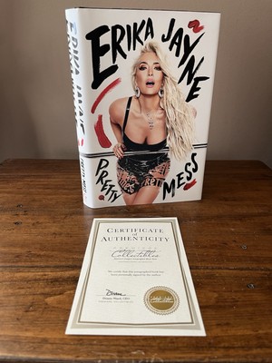 Erika Jayne - RHOBH - Certified Autographed Pretty Mess Book