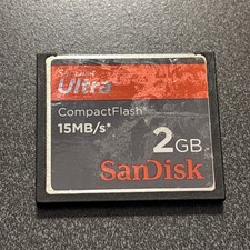 SanDisk Ultra 2GB 15MB/s CF Compact Flash Genuine Camera Memory Card