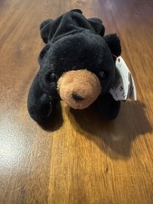 Ty Beanie Baby Blackie the Bear Retired Vintage 1993 PVC Pellets Tag Errors