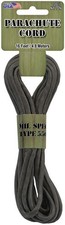 Pepperell Braiding Parachute Cord 4mmx16'-Gun Metal - PARA-1603