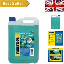 5L RTU Screenwash with Insect Remover & Rain Repellent - Streak-Free Finish 3.40 per litre
