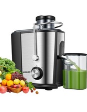 Juilist Juicer Machine 3” Wide Feed Chute Centrifugal Juicer Dual Speed 600W NEW
