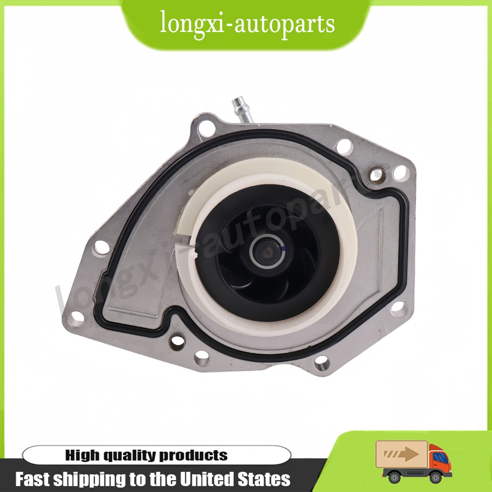 Bentley Bentayga Water pump with housing P/N 07P121008A