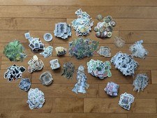 Huge lot of assorted stickers scrapbooking junk journals