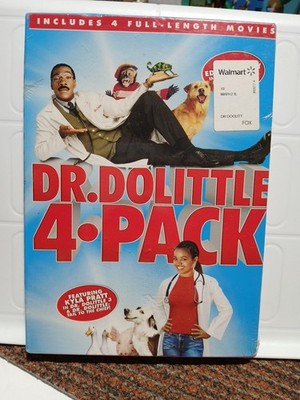 Dr. Dolittle 4-Pack (DVD) 1, 2, 3 and Tail to the Chief Eddie Murphy NEW sealed
