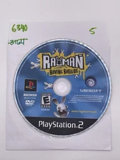 Rayman Raving Rabbids PS2 Sony PlayStation 2 - Disc Only - No Tracking 6340