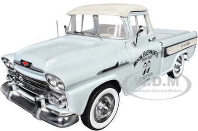 #ad 1958 CHEVROLET APACHE CAMEO PICKUP quot;MOONEYESquot; LIGHT GRAY 1 24 BY M2 40300 125 A $23.74