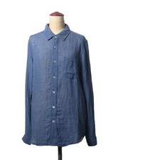 Nest Linen Robe Long Sleeve Shirt - Comfortable Casual Wear -Used