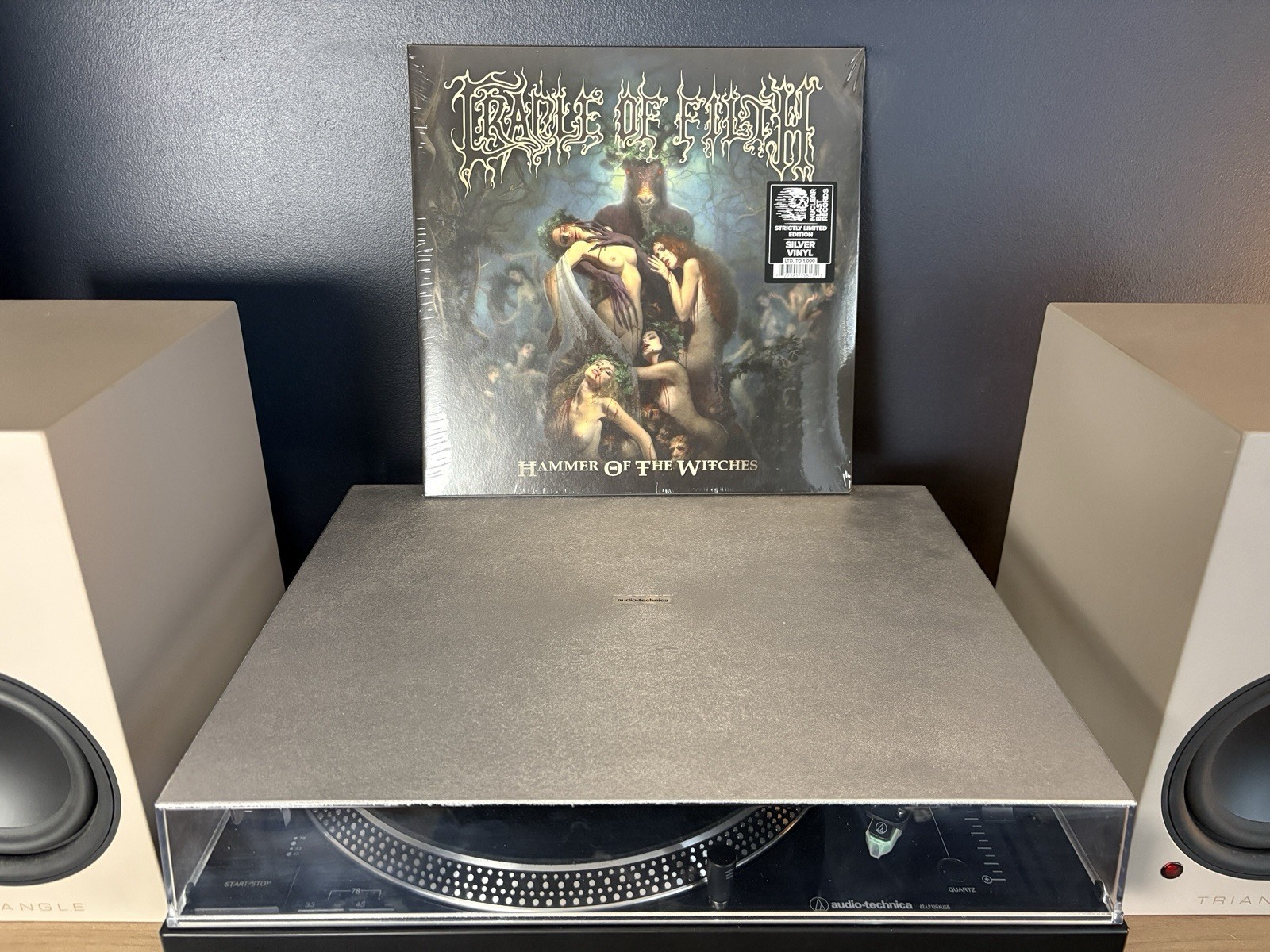 Cradle of Filth Hammer of the Witches EUR 2024 Ltd RE Silver Vinyl Sealed M/M