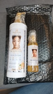 Duo lait et huile éclaircissante madivalesly neuf