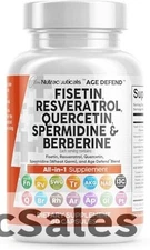 Clean Nutraceuticals Fisetin Quercetin Resveratrol 60ct