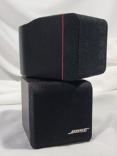 Bose Red Line Double Cube Satellite Speaker Swivel Untested 