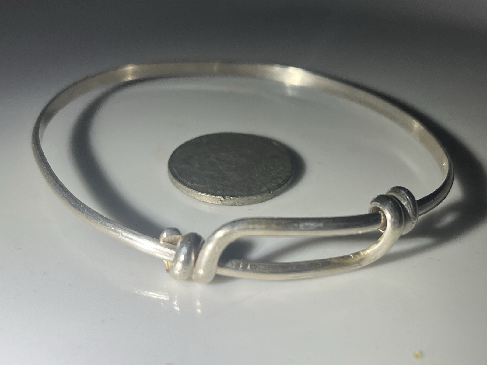 VTG Sterling Silver Solid Wrapped 9” Multi Size A… - image 3