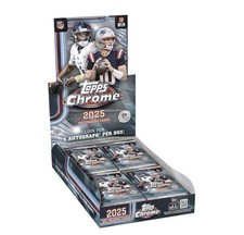2025 TOPPS CHROME FOOTBALL FACTORY SEALED HOBBY BOX