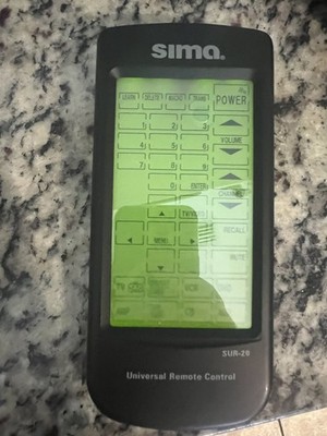 Sima Sur-20 universal remote control      A