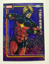 2026 Topps Chrome Marvel Mar-Vell #135 Purple Shimmer refractor/75