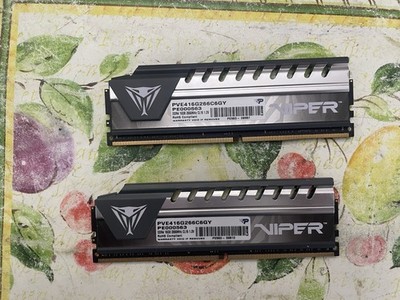 Patriot Viper Ram 2x16gb (32gb Total) DDR4 RAM Tested And Working