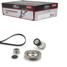 GATES KEILRIPPENRIEMENSATZ+FREILAUF+RIEMENSCHEIBE passend für CITROËN C4 C5 C8 J
