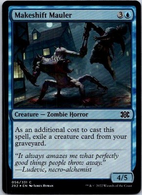 Makeshift Mauler C Double Masters 2022 56 LP Foil MTG