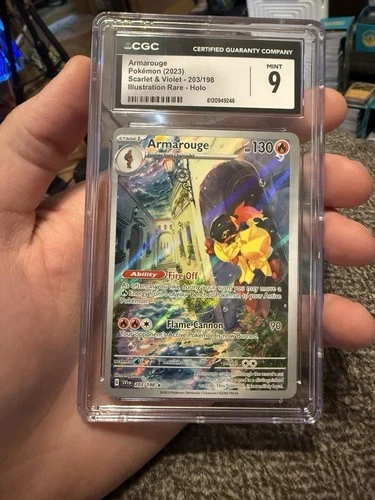Armarouge 203/198 – CGC 9 – Secret Rare – Scarlet & Violet Base – Holo Pokémon