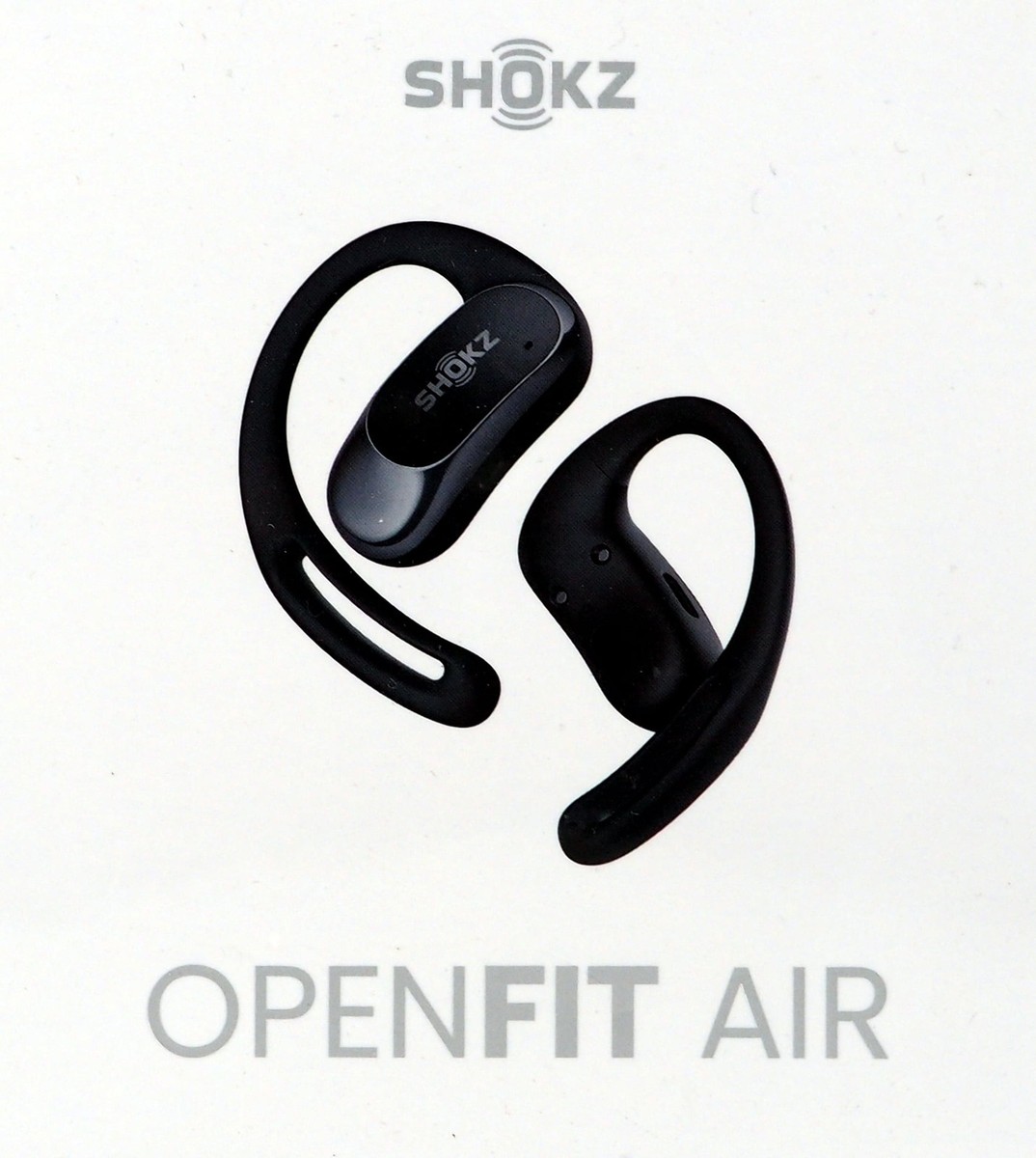 Shokz OpenFit Air Open-Ear True Wireless Earbuds, Black