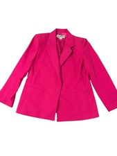 Worthington Size 14 Pink Blazer with Shoulder Pads