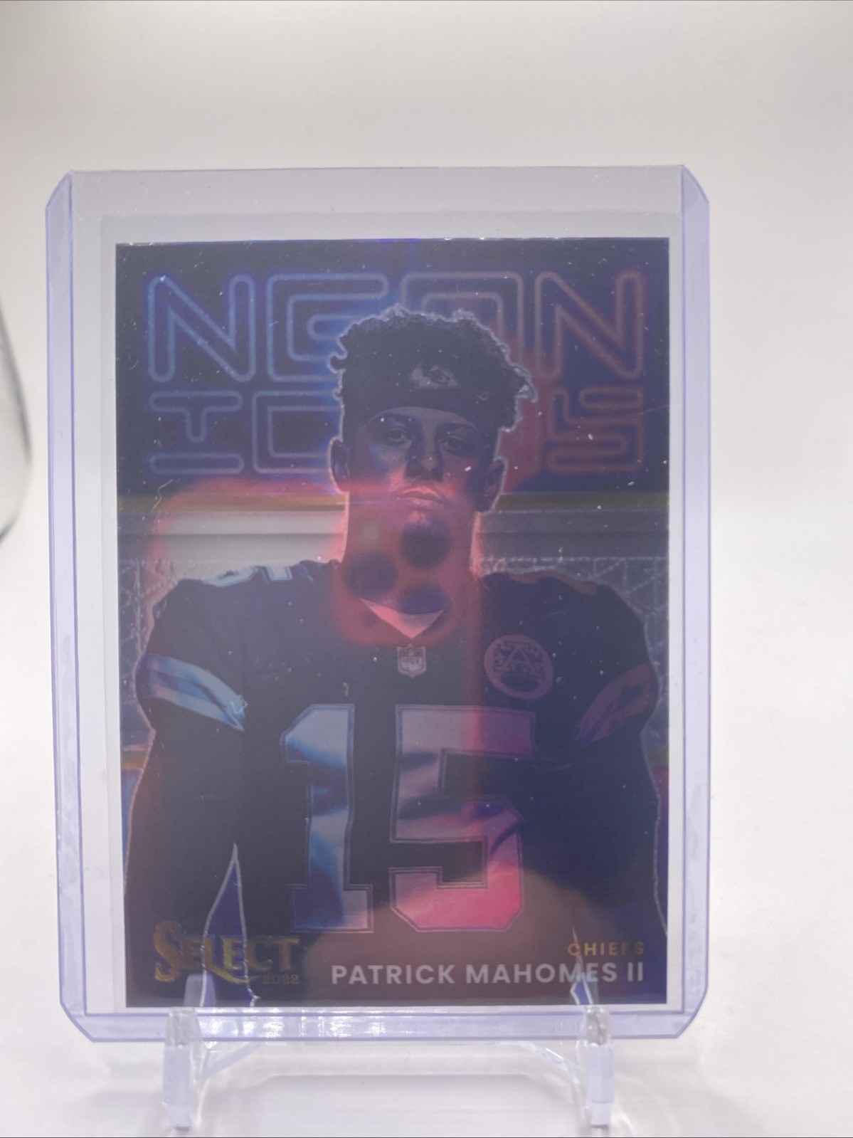 2022 Panini Select Neon Icons Patrick Mahomes II #NI-3 Sp Kansas City Chiefs