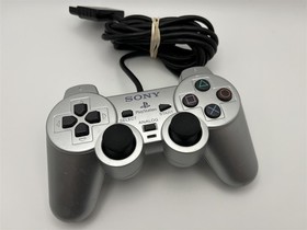 OEM Sony Playstation 2 (PS2) DualShock 2 Silver Controller SCPH-10010 Wired