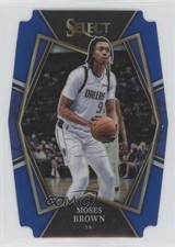 2021 Panini Select Premier Level Blue Prizm Die-Cut 43/249 Moses Brown #177 0z0v