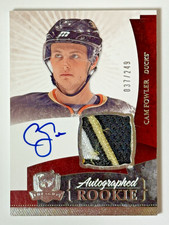 2010-2011 Upper Deck The Cup Cam Fowler Auto Rookie Patch #037/249 Ducks Blues