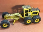Vintage 70's Tonka Road Grader Toy Truck Pressed Steel Yellow MR-970 *DIRTY/RUST