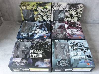 6 piece set Volks Muv Luv Alternative F 14D Tomcat Strike Eagle Fulcrum Typho