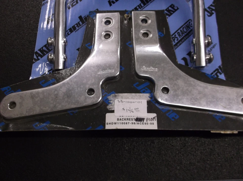 Respaldo corto Honda VT1100C/C2/T Shadow ACE/Spirit/Tour Jardine con kit de montaje Foto 2 de 3