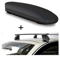 Dachbox VDPMAA460L Matt+DachträGer K1M FüR FüR Daihatsu Cuore 5TüRer Ab 07