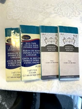 Lot Of 4 New in Package Wrights and Sew-ology Bias Tape in Teal