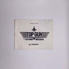 Top Gun NES Nintendo Instruction Manual Only FREE SHIPPING