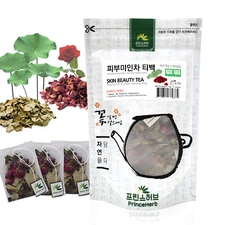 Medicinal Korean Herb Tea, Natural SKIN BEAUTY TEA 천연 피부미인차 티백 15 teabags