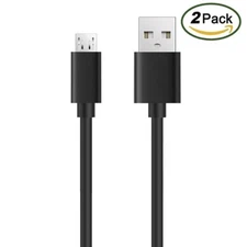 MaximalPower 2PC 3.3ft Extra Long Fast Charging Sync Cable Cord for Samsung, HTC