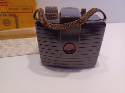 Camera Brownie Holiday Flash Eastman Kodak Camera Made Usa Untested  - Picture 4 of 9