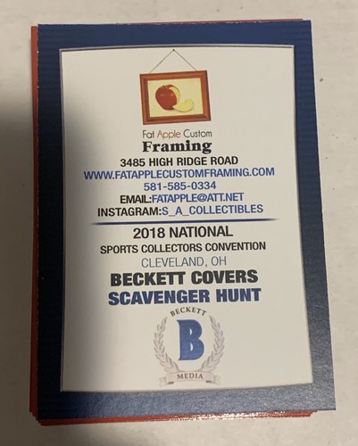 Mike Trout Card Beckett Magazine Cover Rare 2018 Nationals - Picture 2 of 2