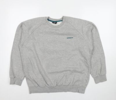 Donnay Herren Pullover Sweatshirt grau Baumwolle Größe M