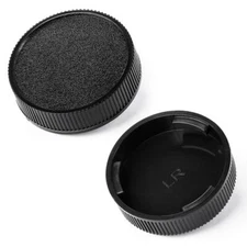 Body Cap and Lens Rear Cover Replacement Set for Leica R-Mount LR Lens Cameras