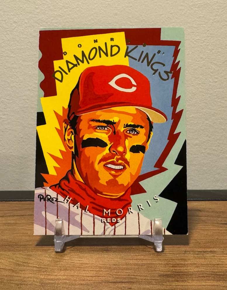 Hal Morris trading card
