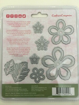 Crafter's Companion Sara Signature Tropical Die Set Exotic Flowers